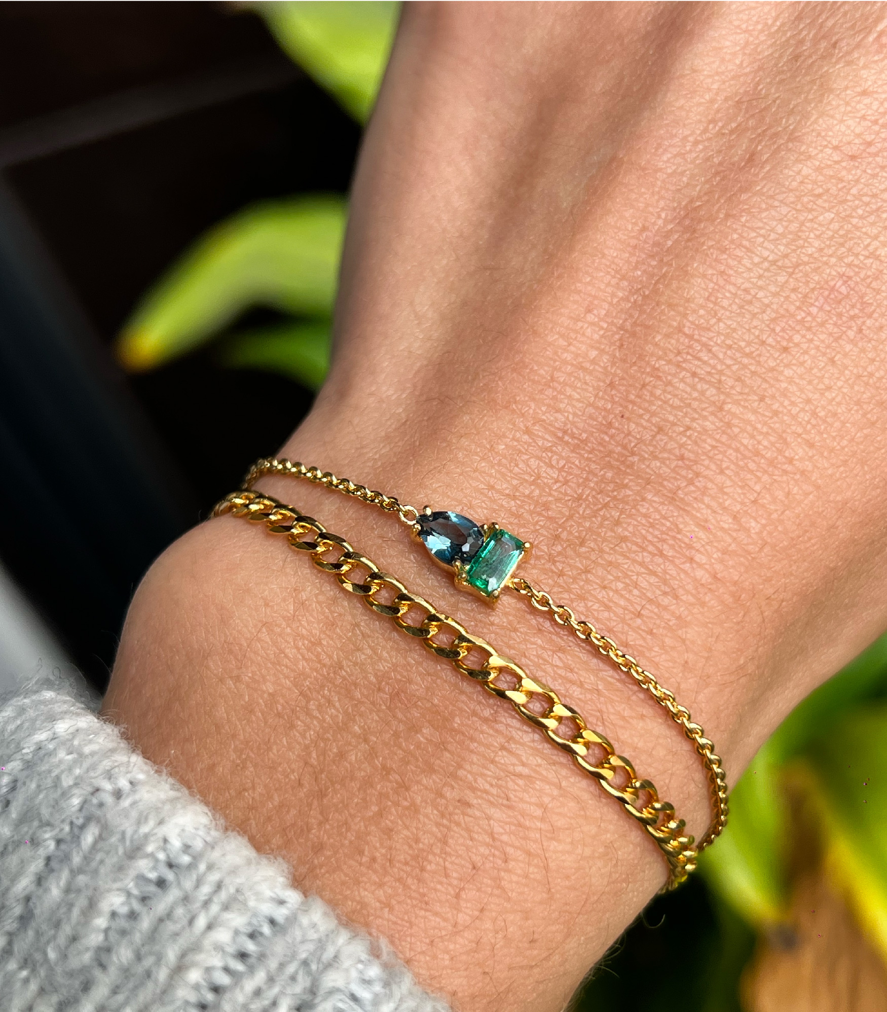 PULSERA DOS PIEDRAS