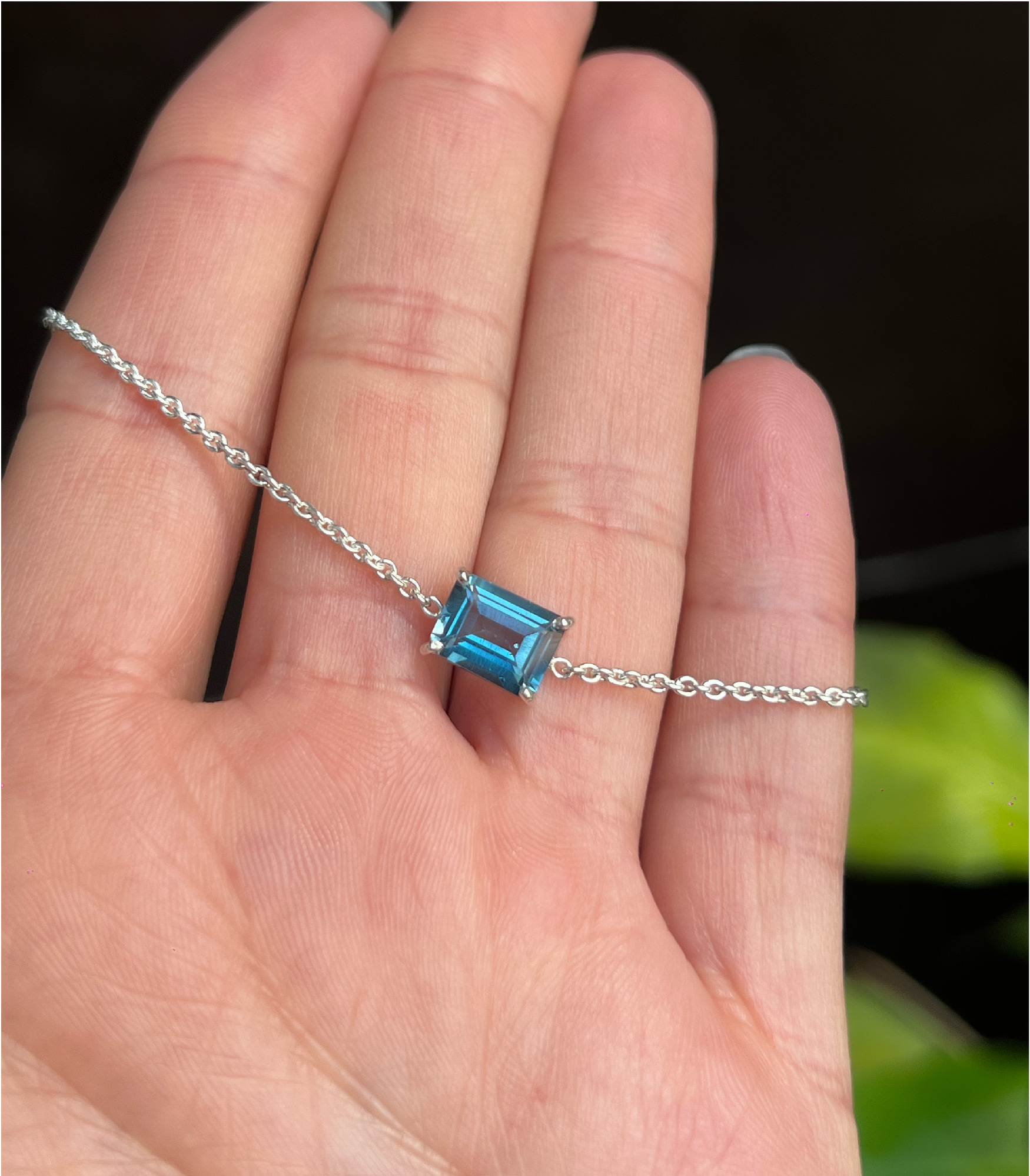 PULSERA CORTE ESMERALDA