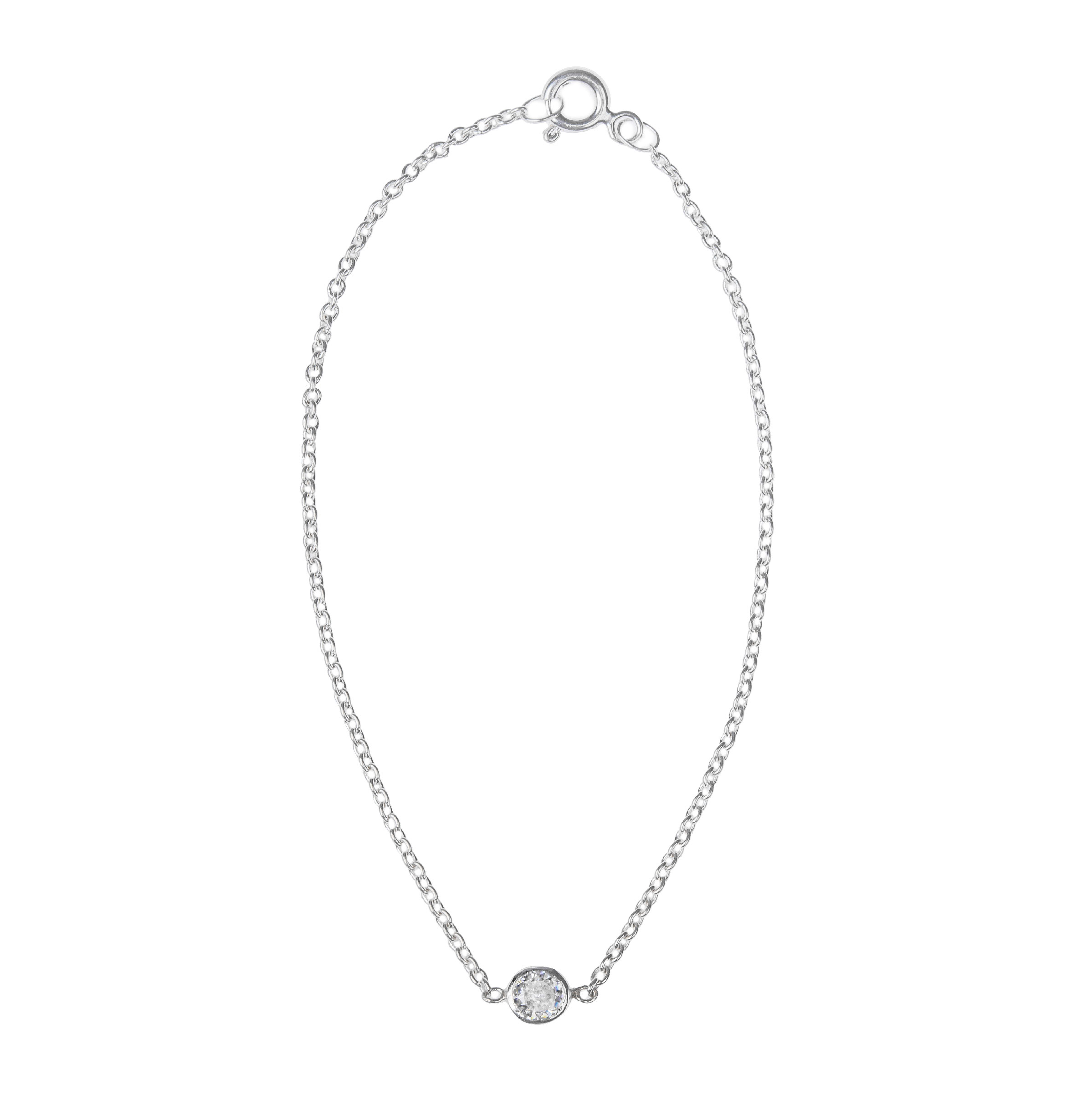 PULSERA CIRCONIA PLATA