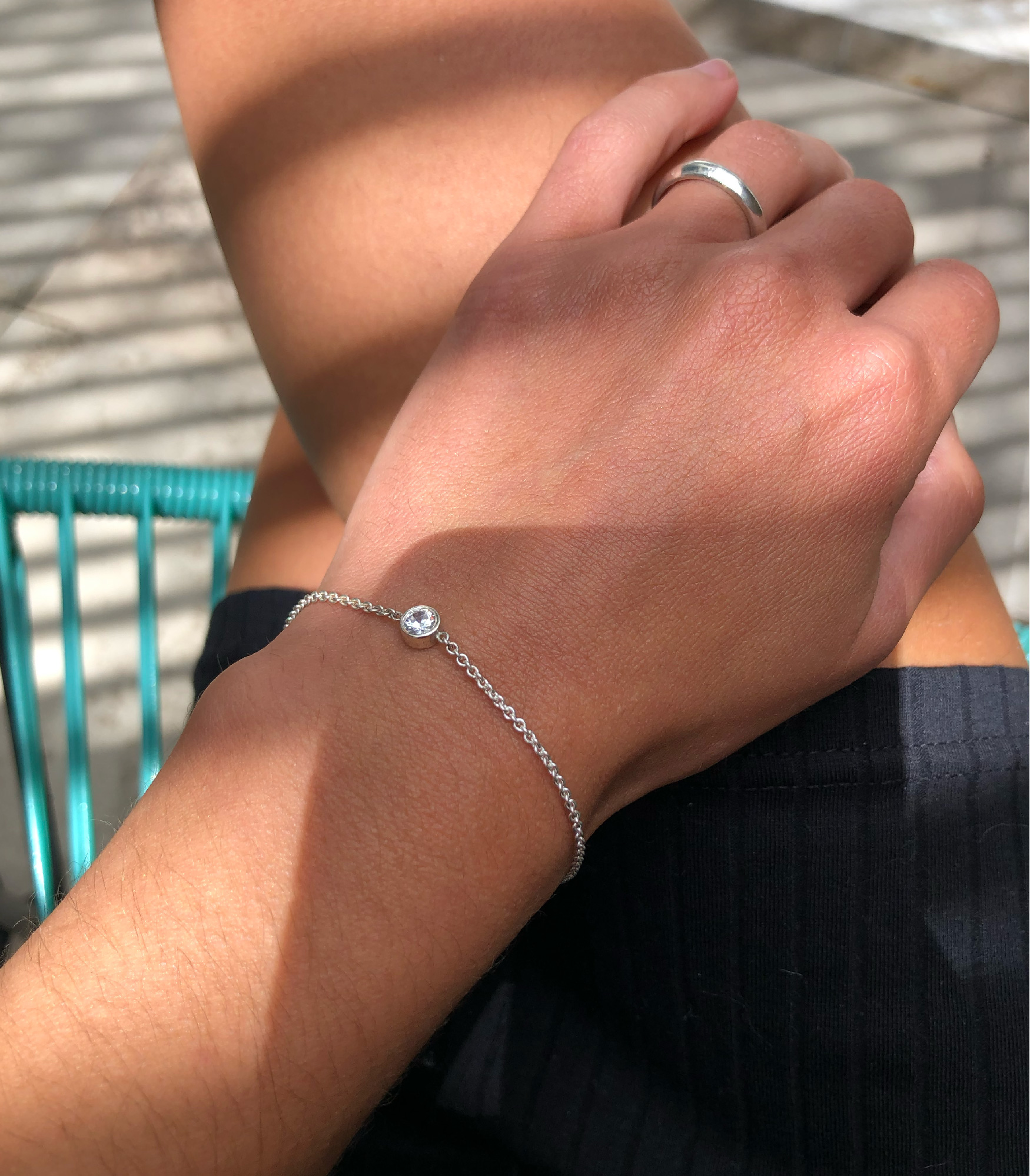 PULSERA CIRCONIA PLATA