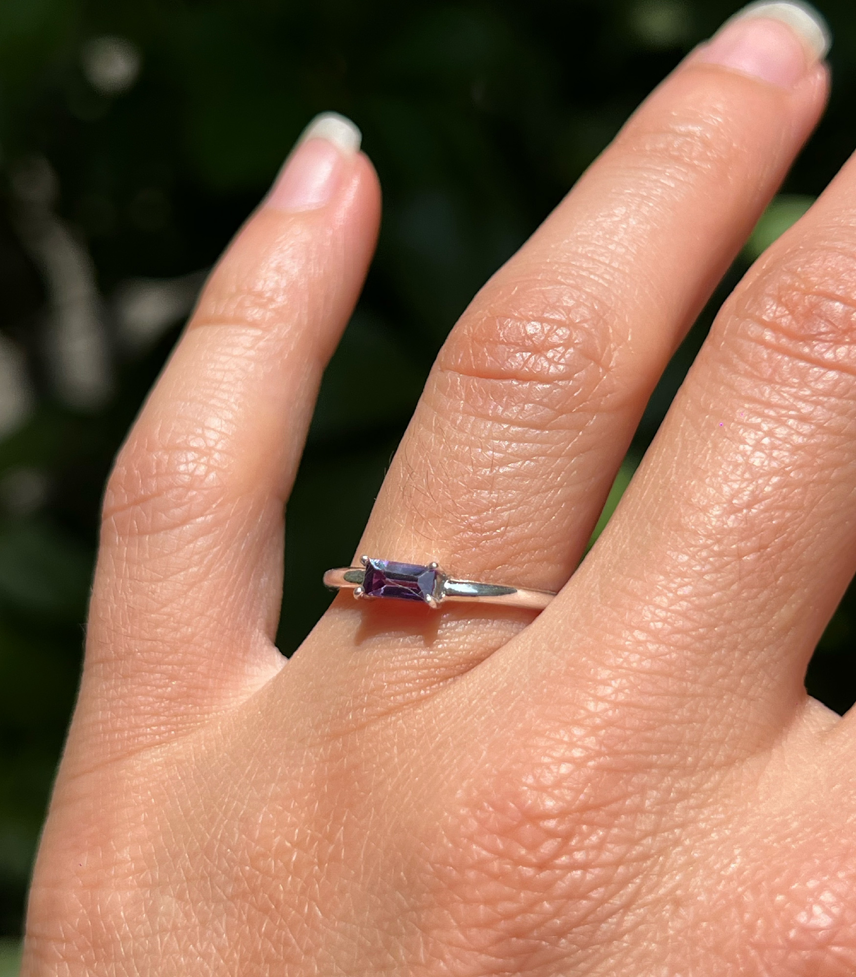 ANILLO PIEDRA EN PLATA