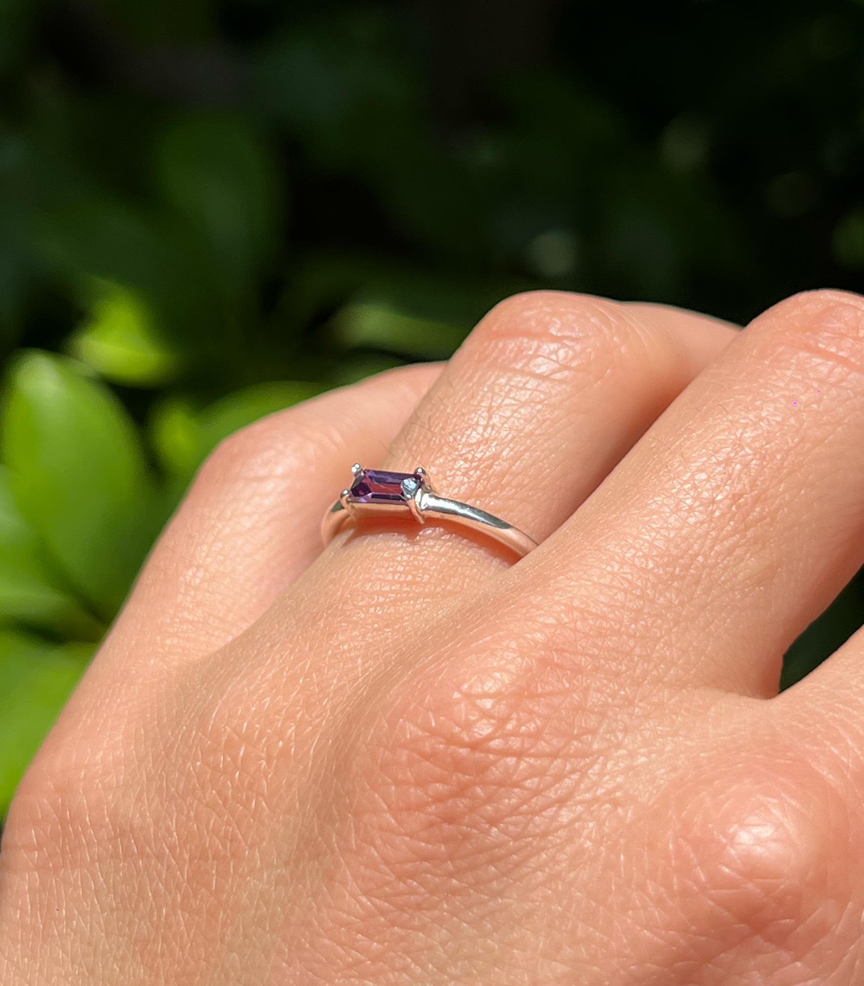ANILLO PIEDRA EN PLATA