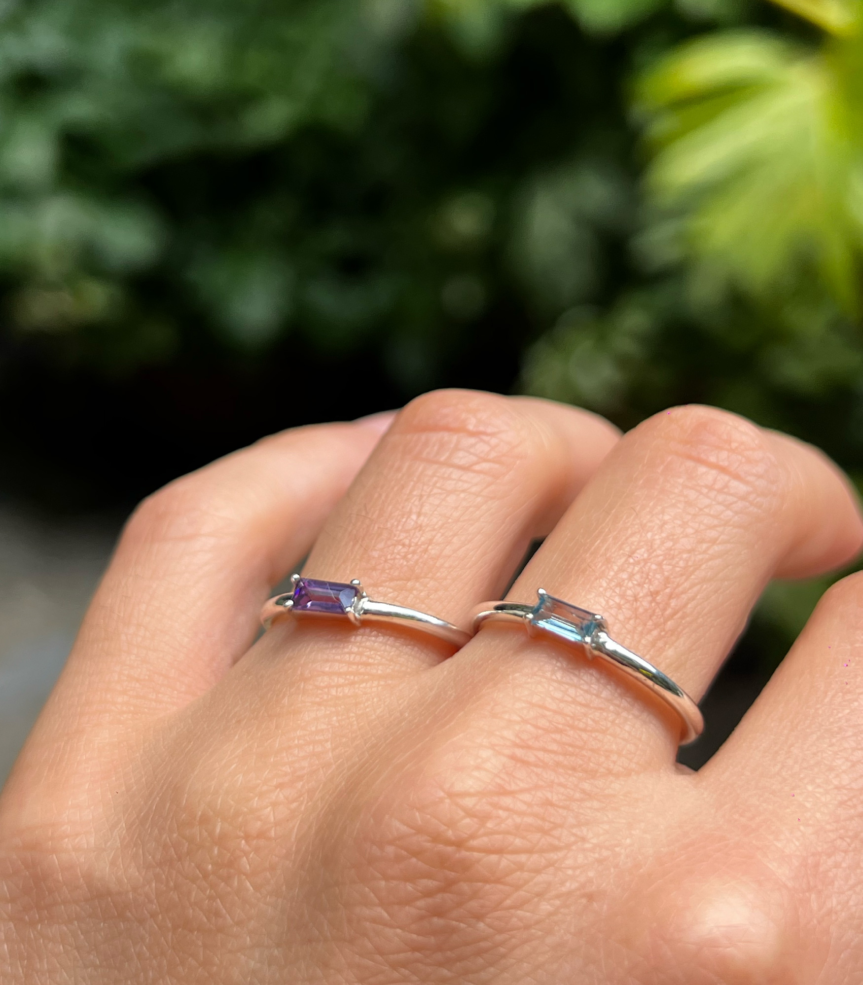 ANILLO PIEDRA EN PLATA