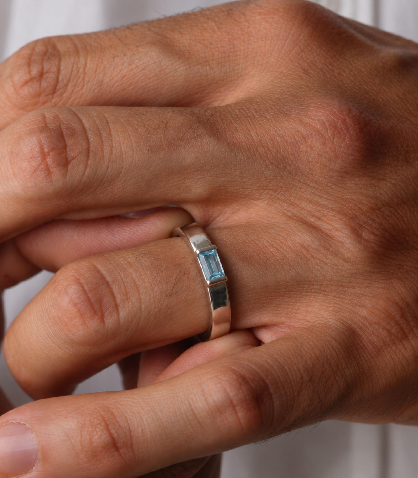MATCHING RING PIEDRA HOMBRE
